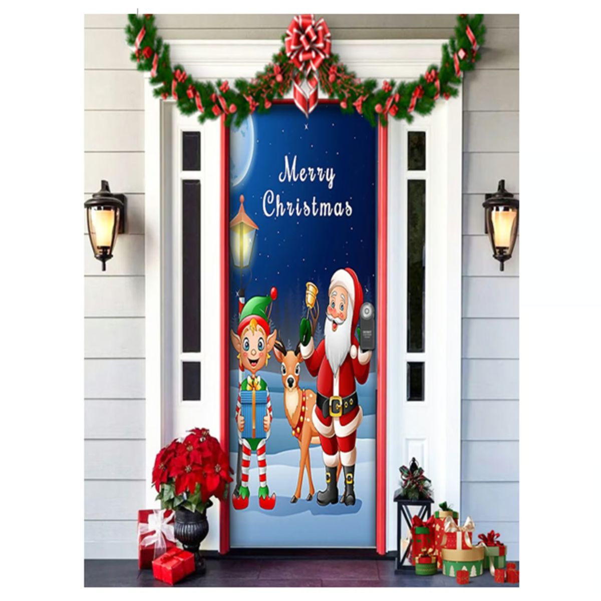 GENERICO - Funda Para Puerta tendencia navidad