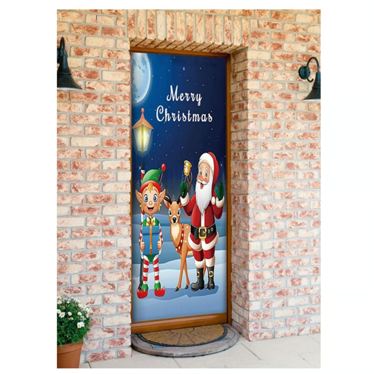 GENERICO - Funda Para Puerta tendencia navidad