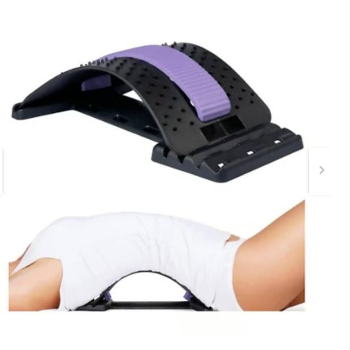 GENERICO - Soporte Lumbar Ergonómico Masajeador Corrector De Espalda