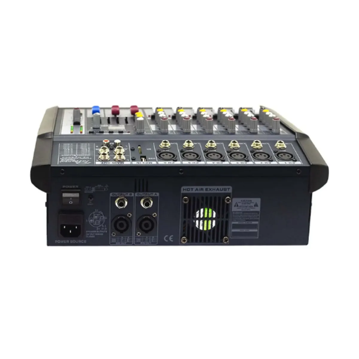 GENERICO - Consola Amplificada 6 canales 2x170W USB/MP3/BT PZ-MP6000 POTTENZA