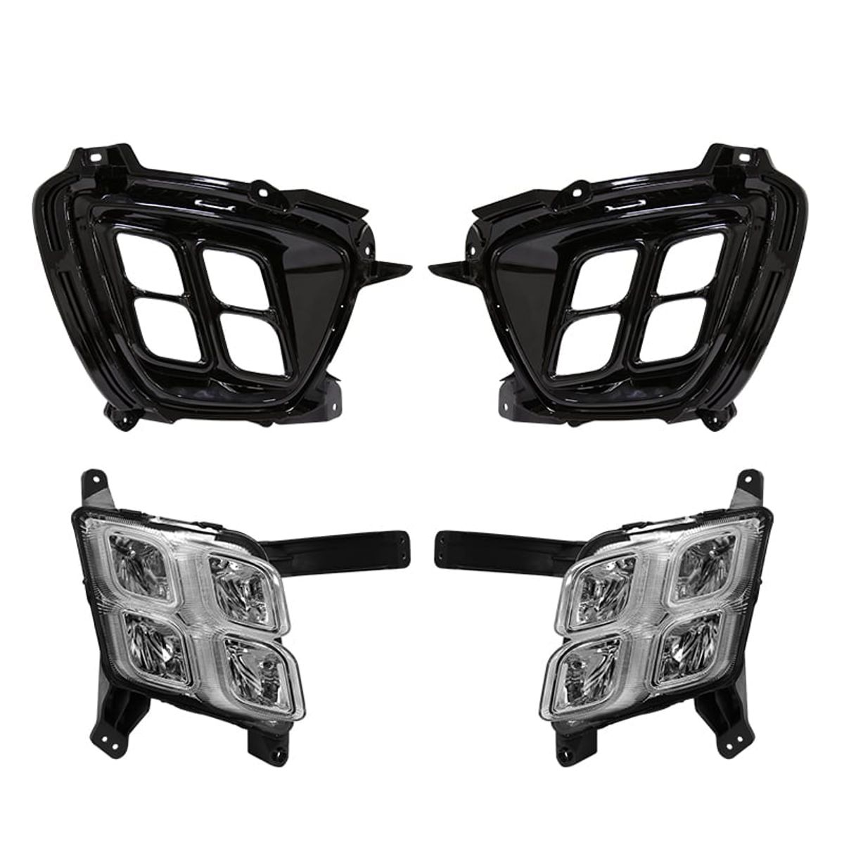 GENERICO - NEBLINERO LED ICE CUBE PARA KIA SORENTO 15 - 17