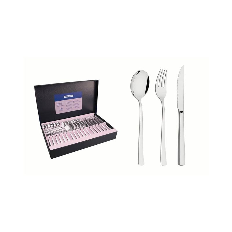 TRAMONTINA - SET. Cubiertos  TRAMONTINA  x36 PZ ACE.INOX. Profesional