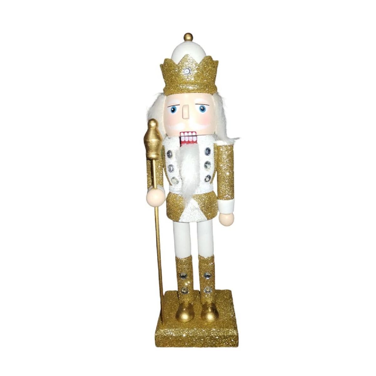 GENERICO - CASCANUECES SOLDADO DECORATIVO NAVIDEÑO 25 CM