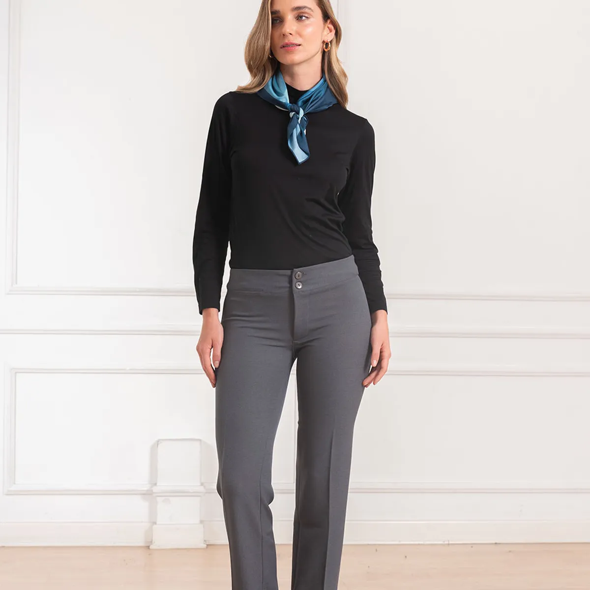 MELANGELS - Pantalón Emma Recto Mujer