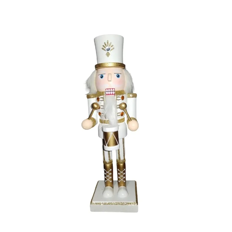 GENERICO - CASCANUECES SOLDADO DECORATIVO NAVIDEÑO 25 CM
