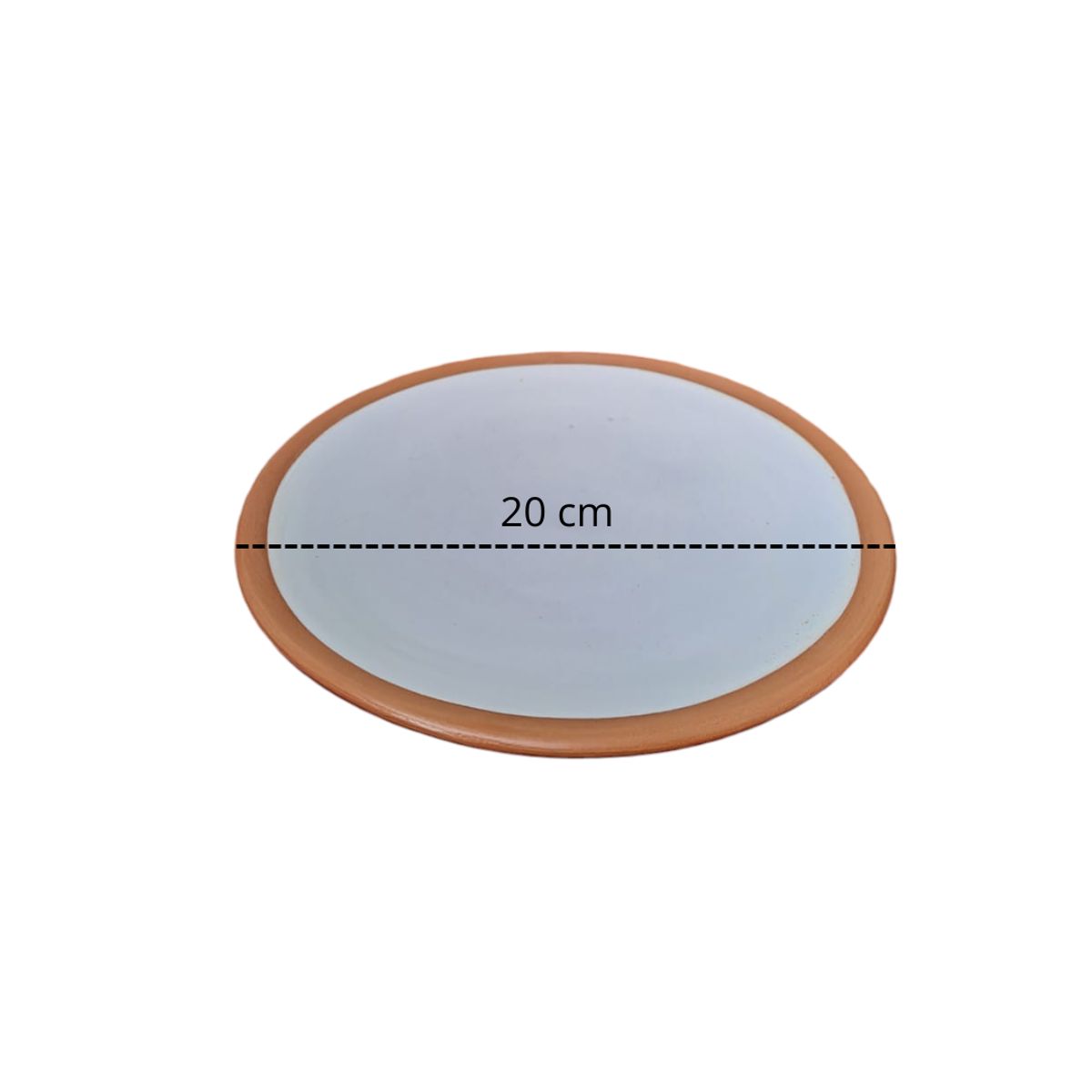 ACHALLAY ARTESANIA DE BARRO - Plato de Entrada Cerámica 20 cm