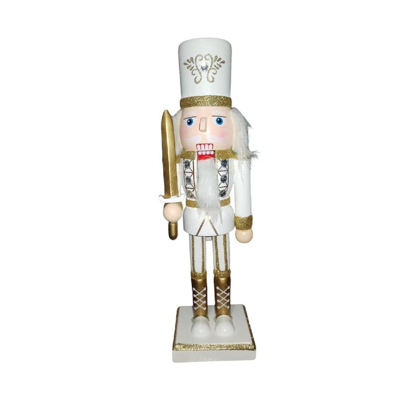 GENERICO - CASCANUECES SOLDADO DECORATIVO NAVIDEÑO 25 CM