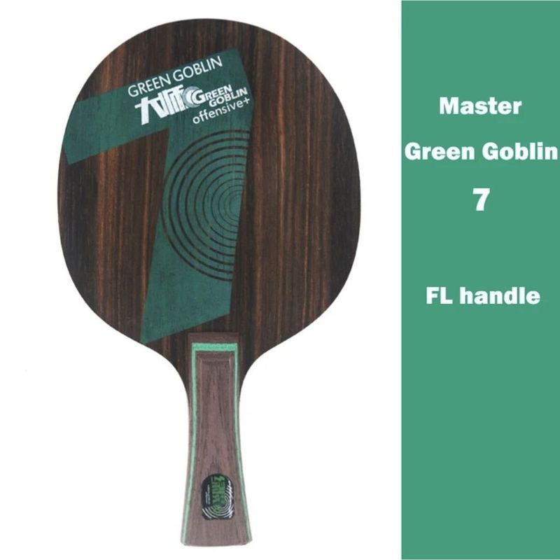 GENERICO - Madera de Ébano Pala de Tenis de Mesa Maestra