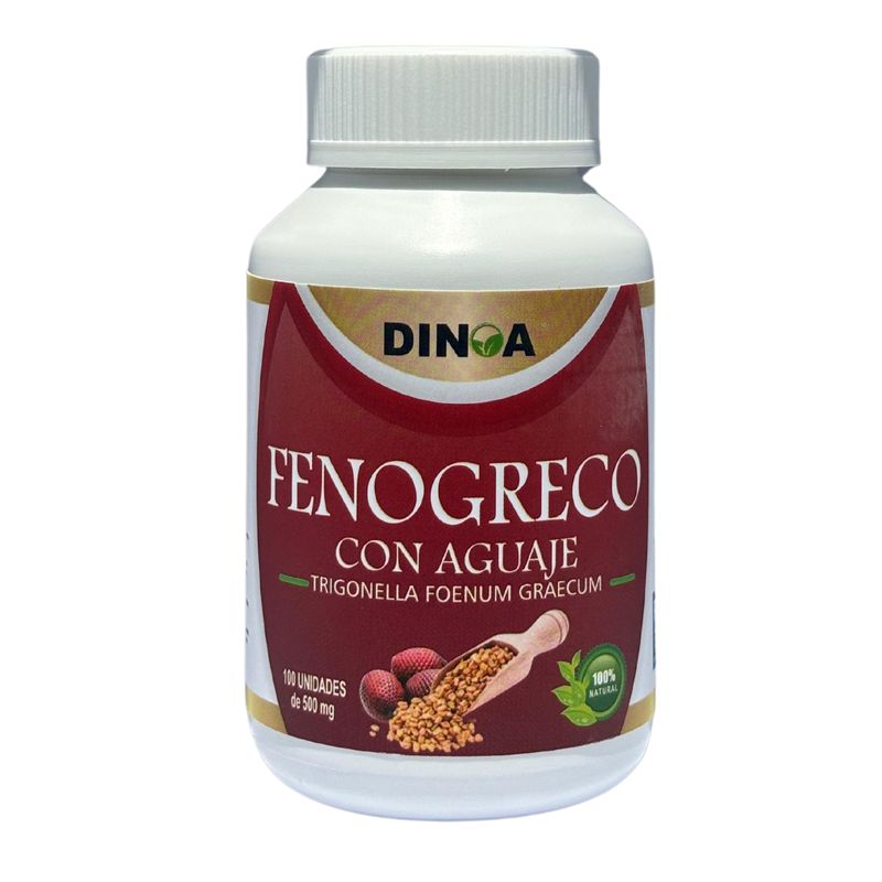 DINOA - Fenogreco Cápsulas x 100 Dinoa -Equilibrio hormonal – Feminidad natural