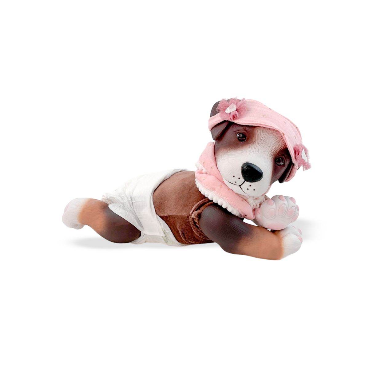 MUÑECAS REBORN - Mascota AniReal Perro San Bernardo con Peso Real