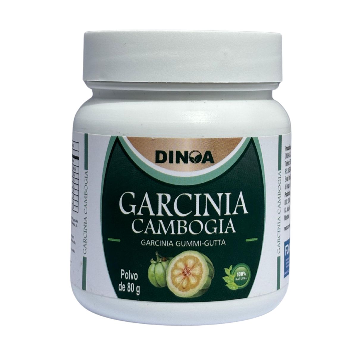 DINOA - Garcinia Cambogia Pote de 80gr Dinoa -Control del peso - Saciedad