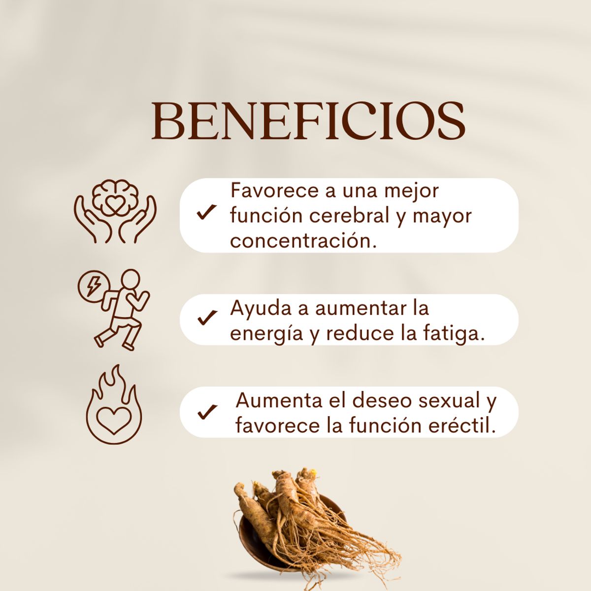 DINOA - Ginseng Pote de 80gr Dinoa - Energía -Vitalidad -Mental