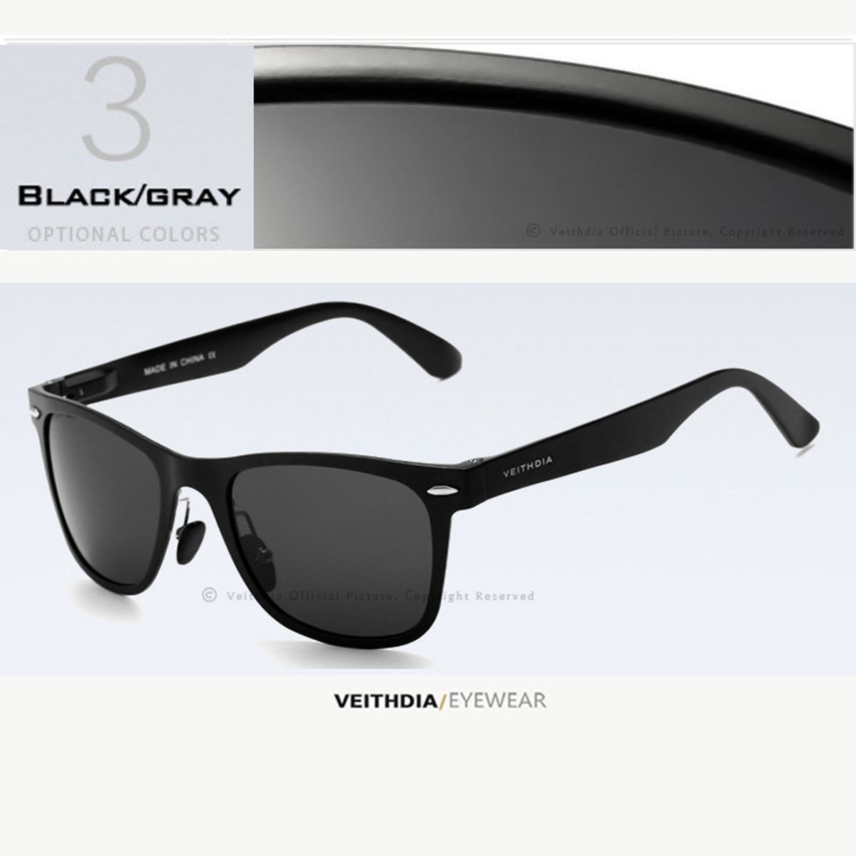 VEITHDIA - Lentes de Sol VEITHDIA Sport - Polarizados - UV400