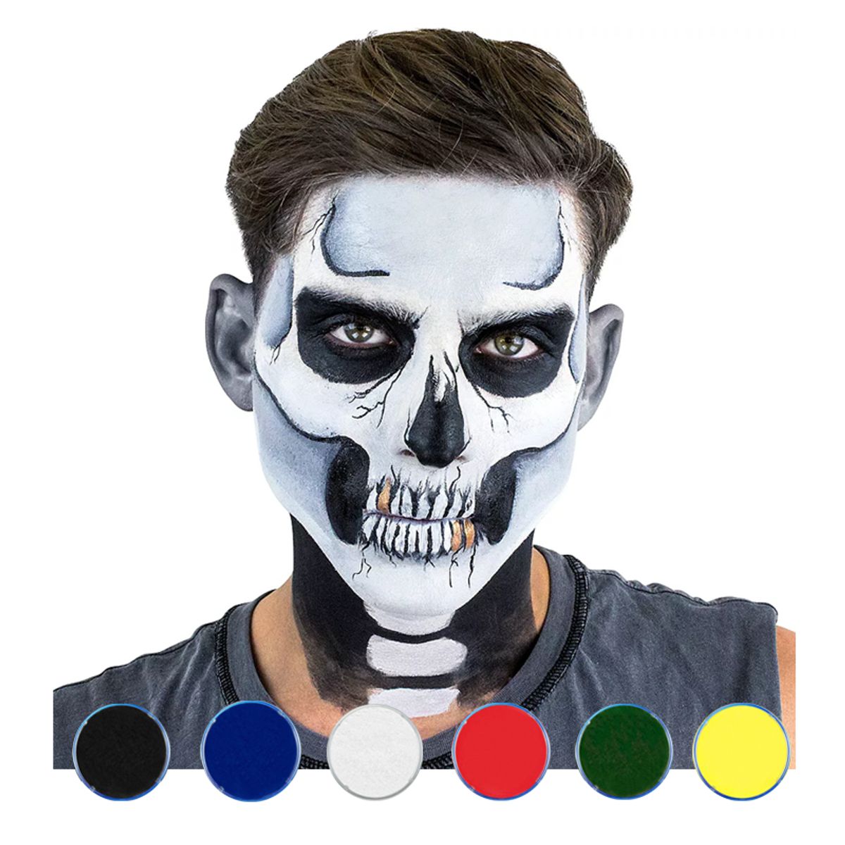 MASK COLORS - Maquillaje caritas pintada Halloween