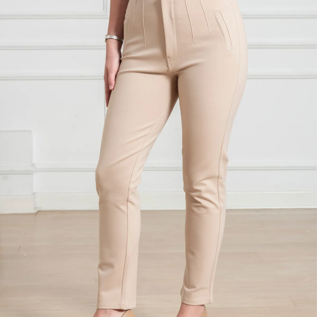 MELANGELS - Pantalón Renata Recto Mujer