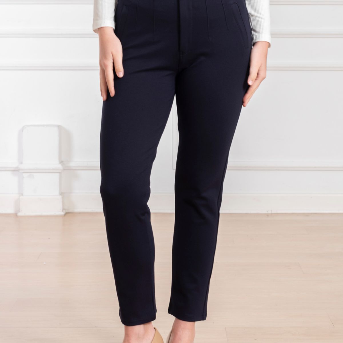 MELANGELS - Pantalón Renata Recto Mujer