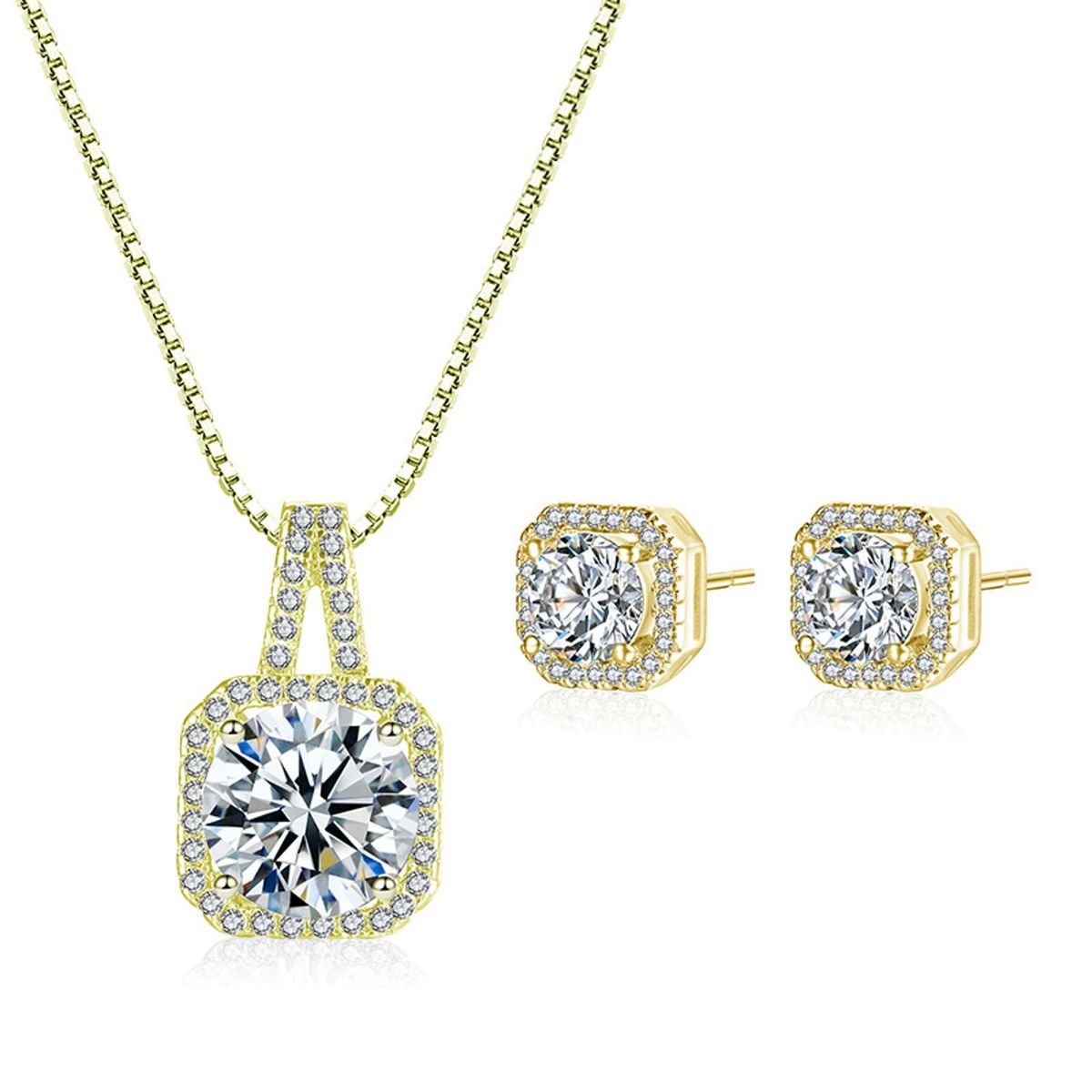 TIOZONEY - Bañado en oro Collar de moda para mujeres