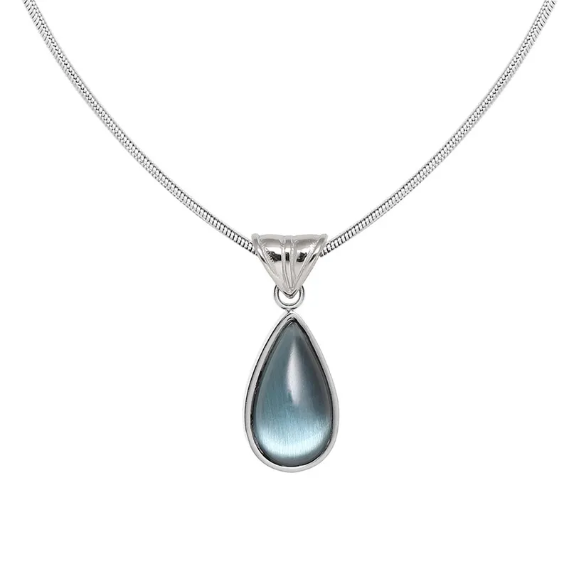 TIOZONEY - Collar bañado en Plata 925 para mujer
