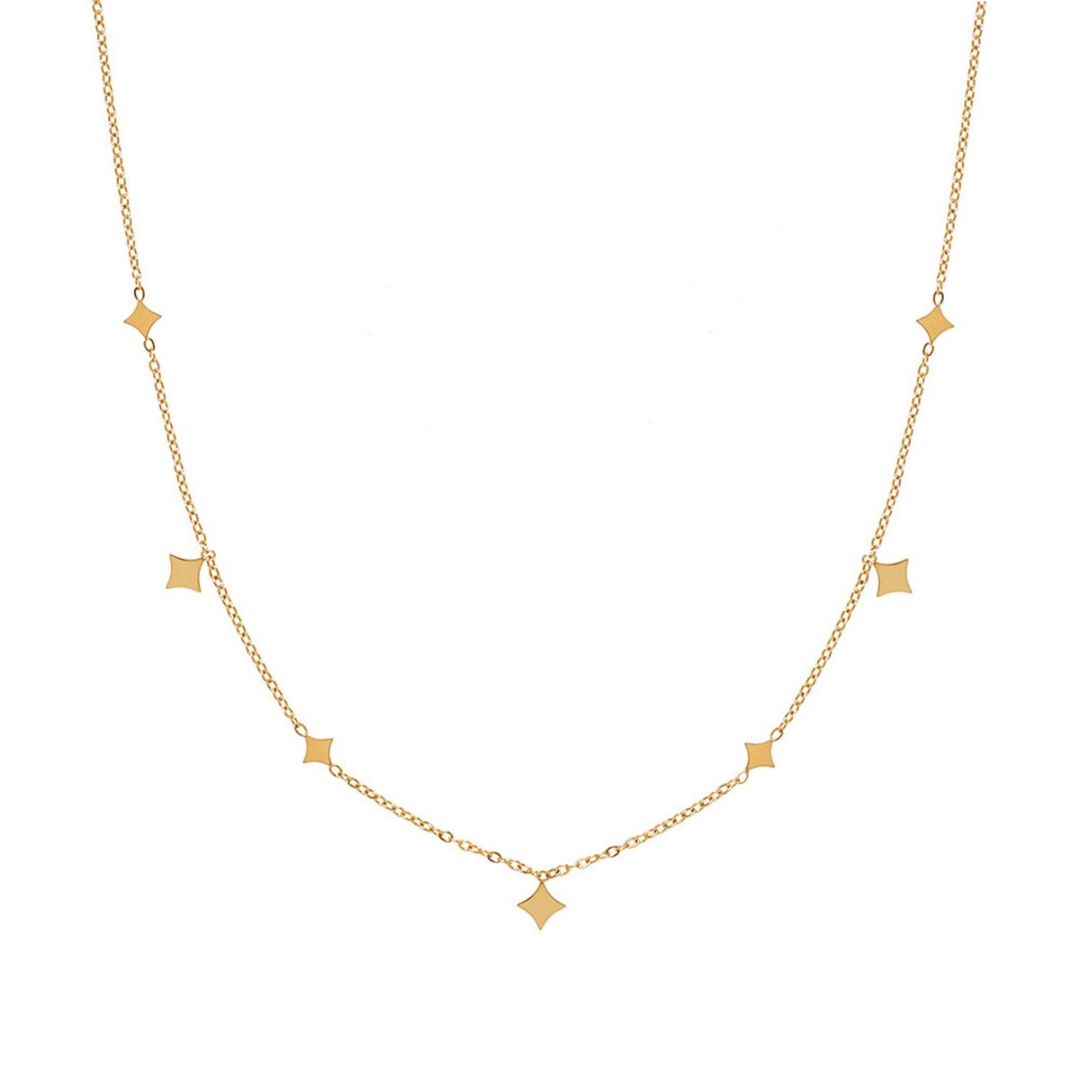 TIOZONEY - Bañado en oro Collar de moda para mujeres