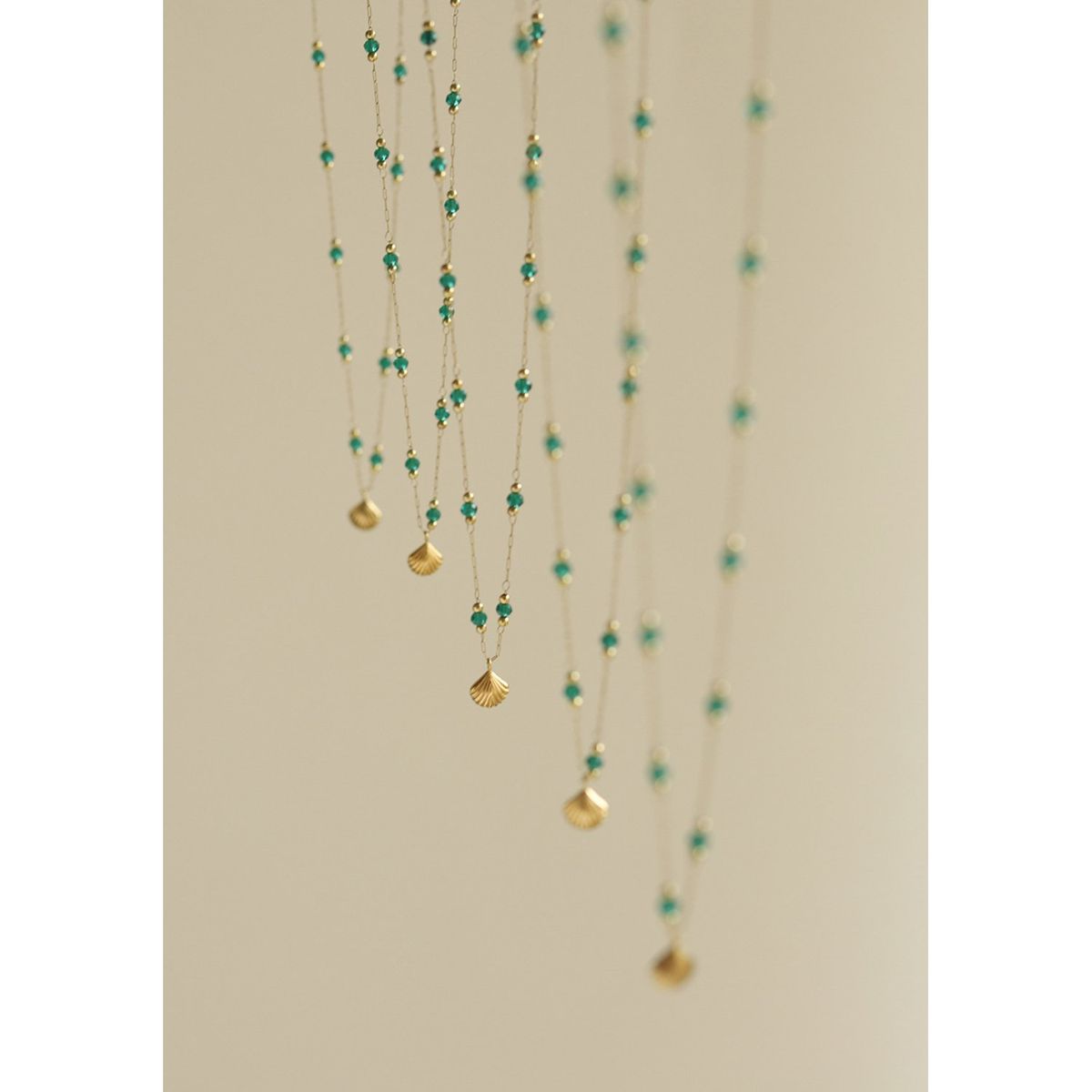 TIOZONEY - Bañado en oro Collar de moda para mujeres