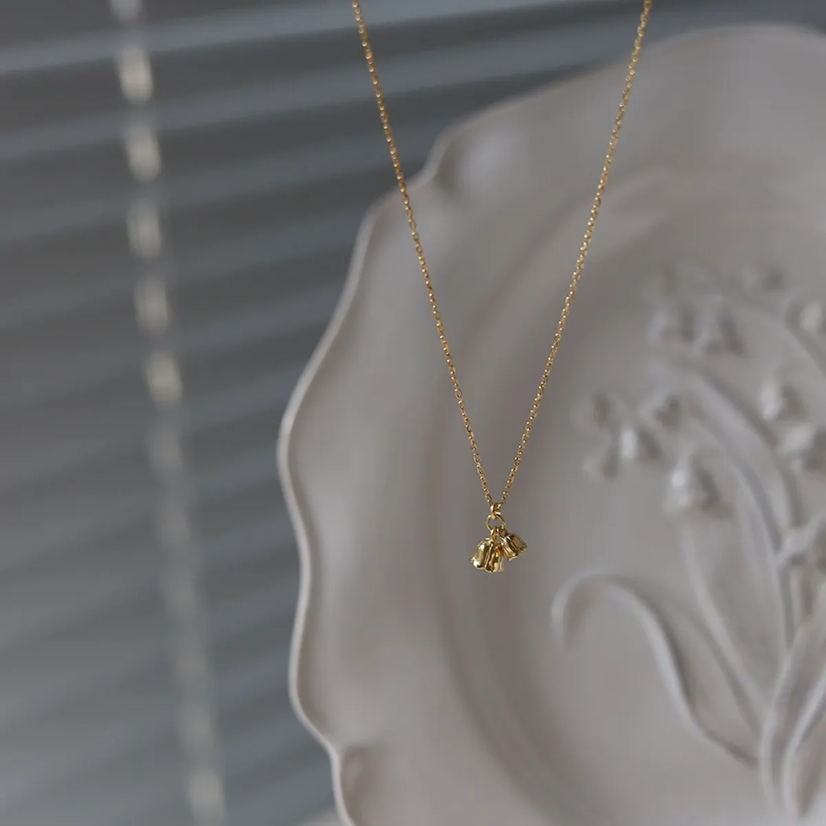 TIOZONEY - Bañado en oro Collar de moda para mujeres