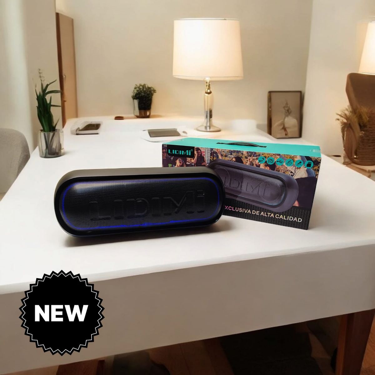 LIDIMI - Parlante Portatil LIDIMI 44W USB Bluetooth BASS+ LD-S007AC