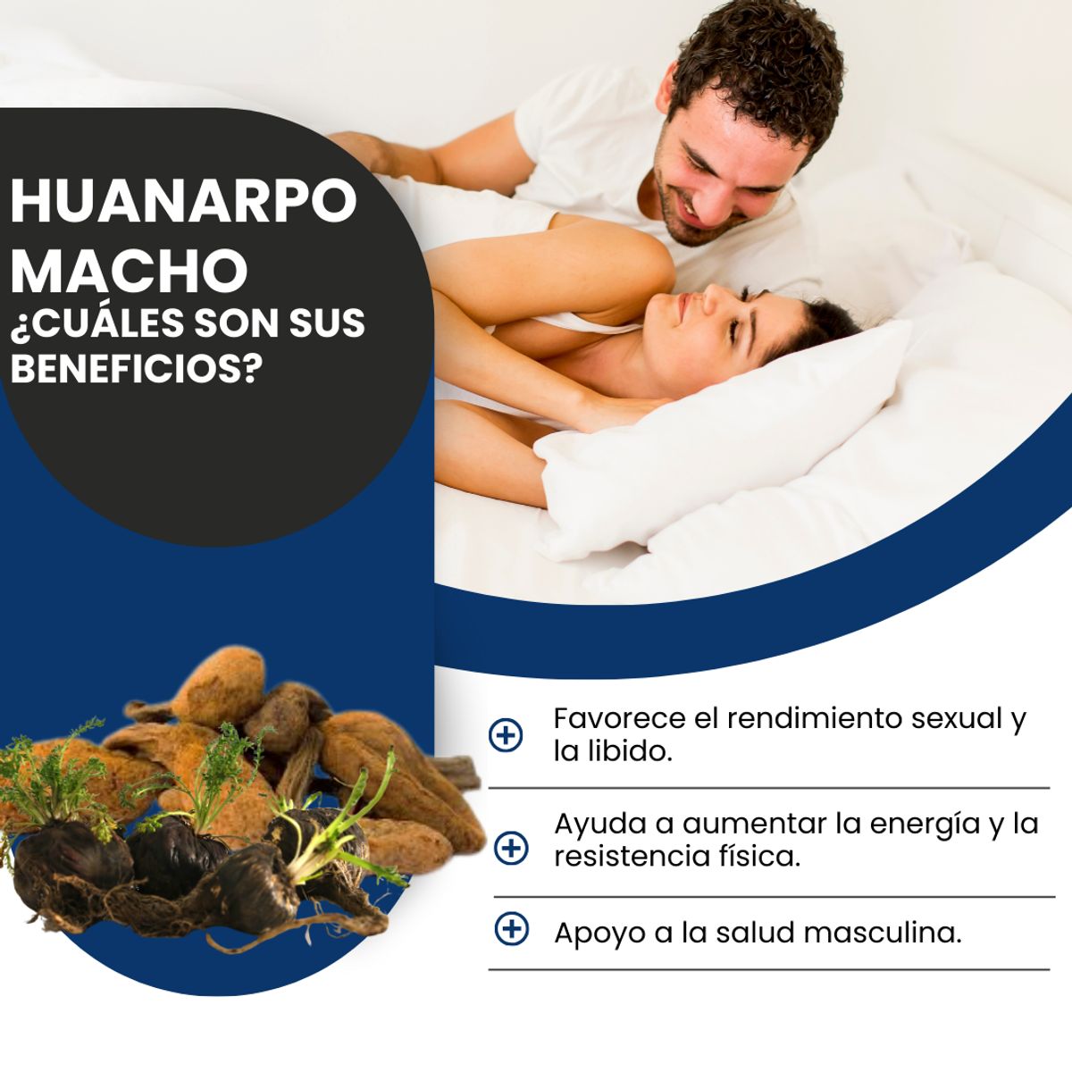 DINOA - Huanarpo Macho & Maca Negra Pote  80gr Dinoa -Libido- Vitalidad masculina