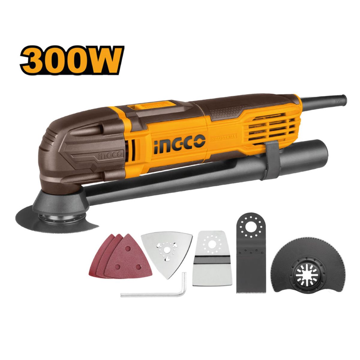 INGCO TOOLS - HERRAMIENTA MULTIFUNCIÓN INGCO 300W + ACCESORIOS MF3008