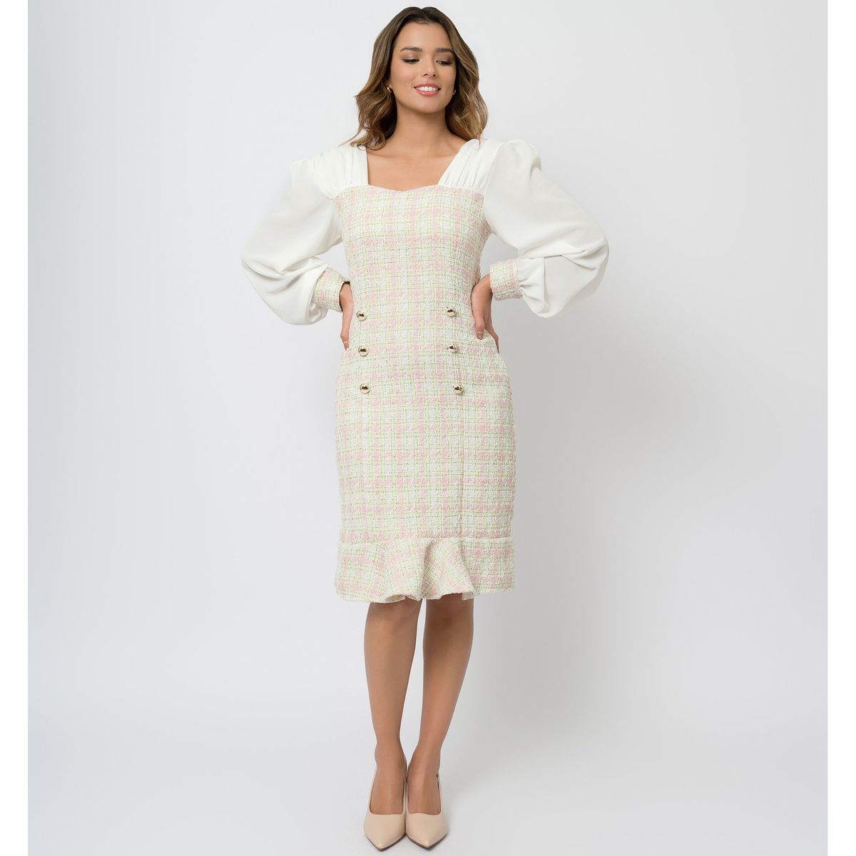 DOLCATTA - Vestido Lucienne - Tweed - Dolcatta