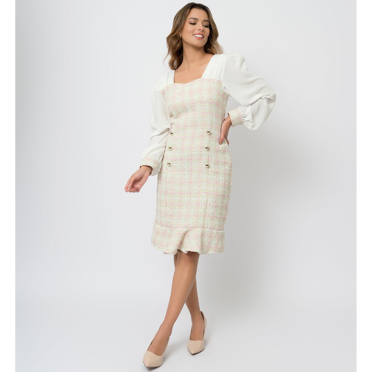 DOLCATTA - Vestido Lucienne - Tweed - Dolcatta