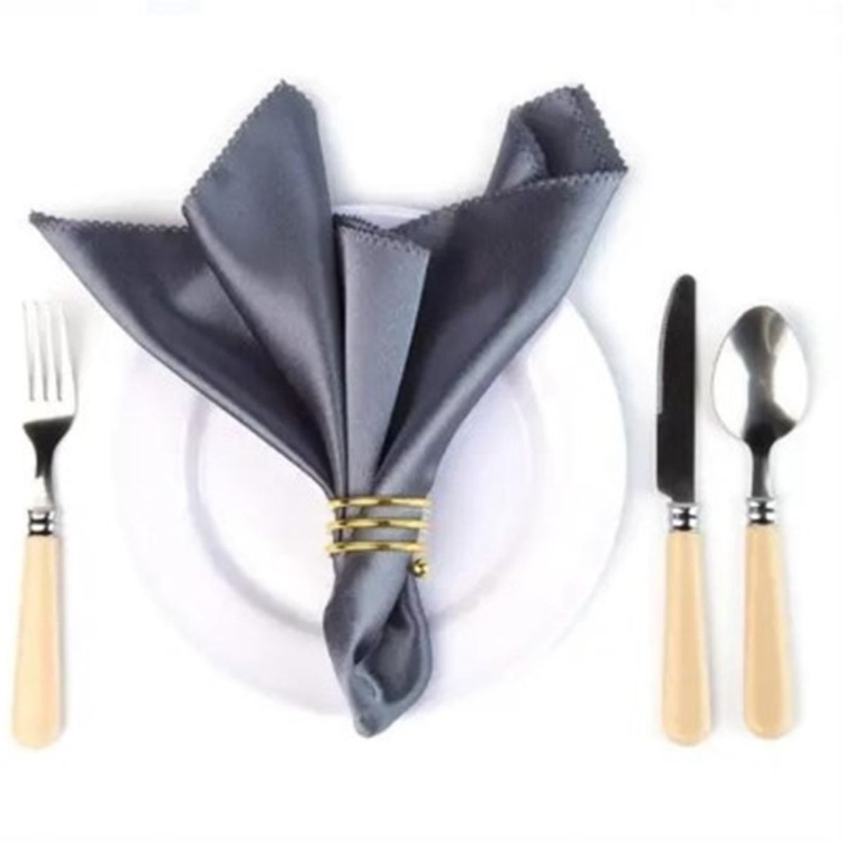 GENERICO - AROS DE SERVILLETAS DORADO 4 UN CALIDAD A1