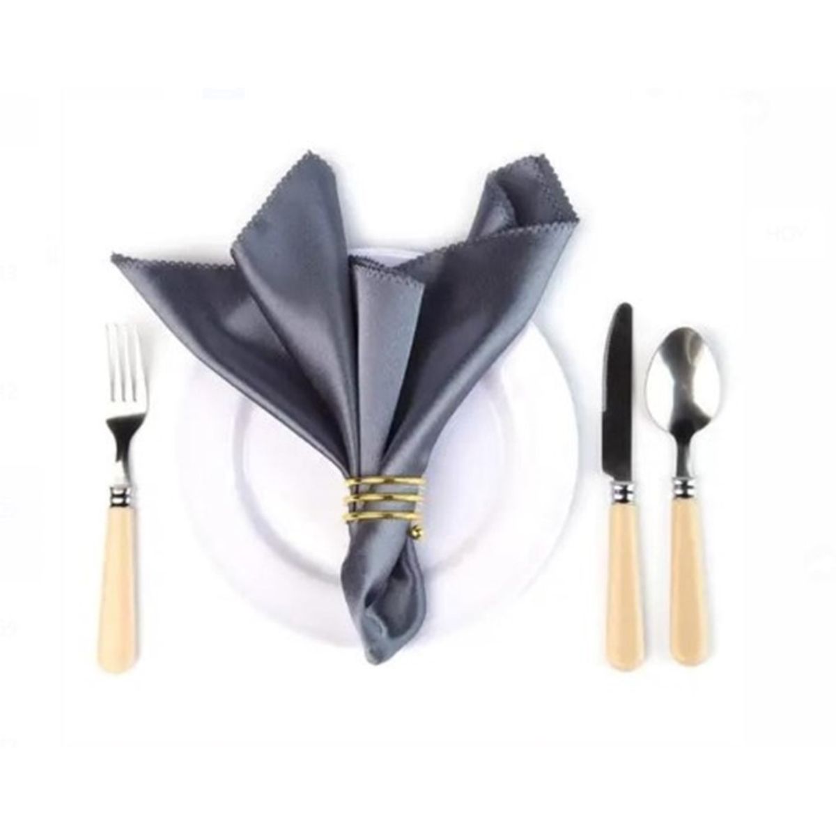 GENERICO - AROS DE SERVILLETAS DORADO 4 UN CALIDAD A1