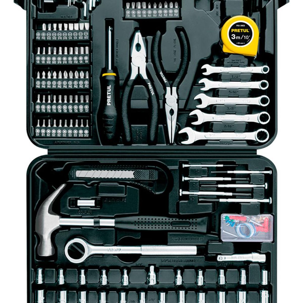 PRETUL - Set de herramientas 133 piezas Pretul SET-133
