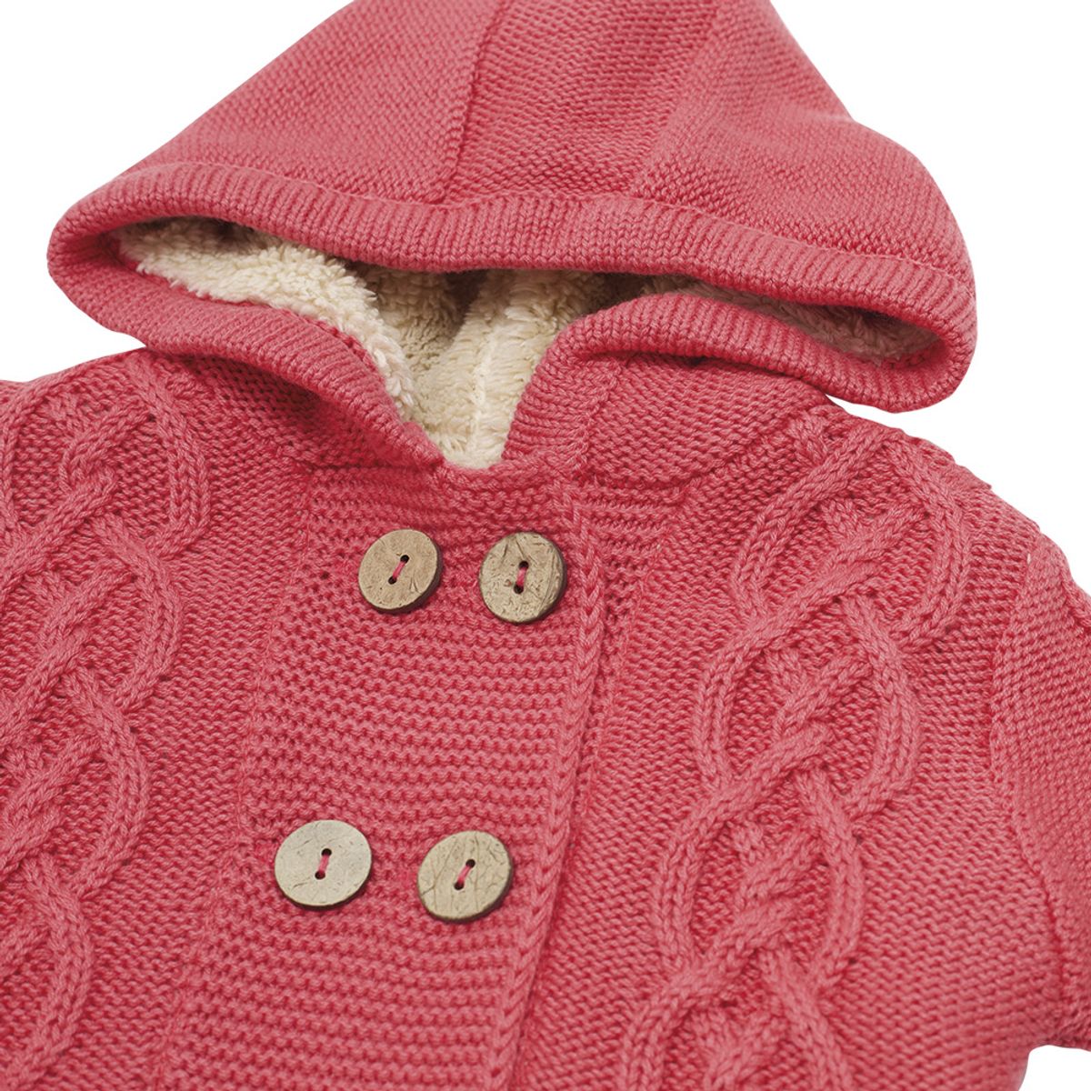 PILLIN - Chompa Abierto cCapucha Bebé Niña PVV902 PILLIN