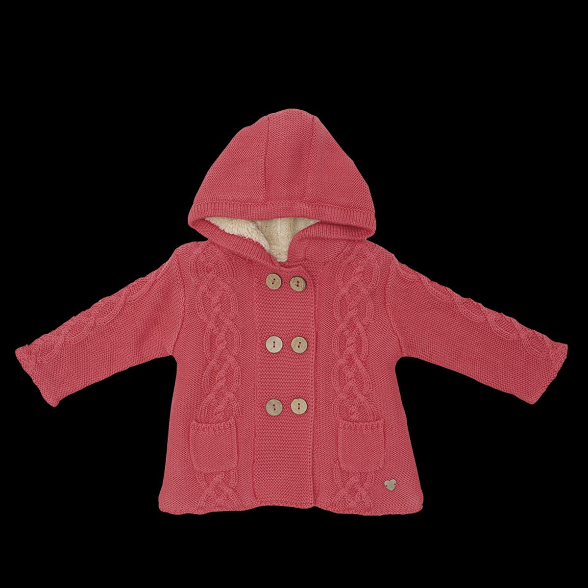 PILLIN - Chompa Abierto cCapucha Bebé Niña PVV902 PILLIN