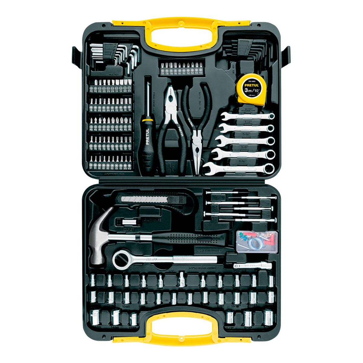 PRETUL - Set de herramientas 133 piezas Pretul SET-133