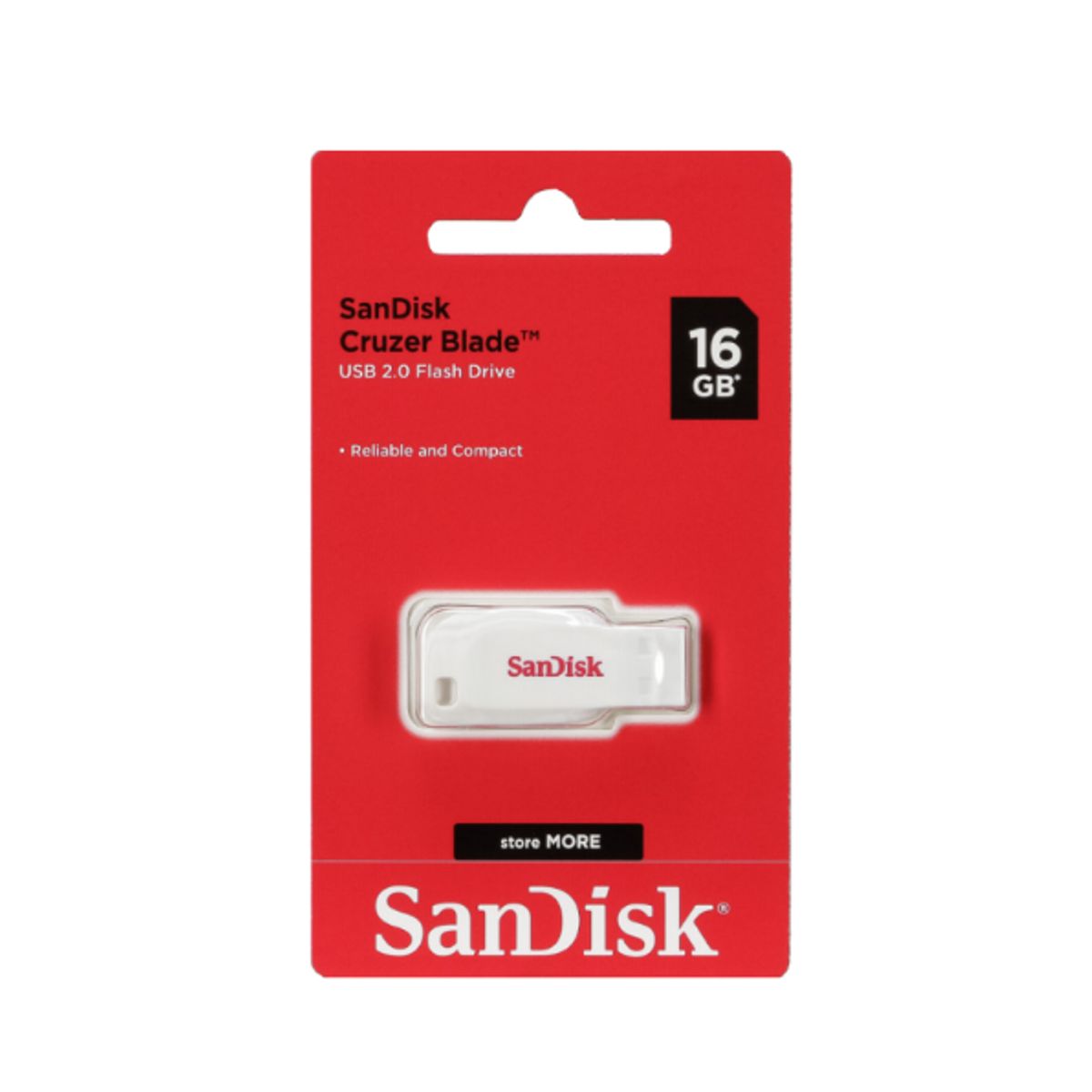 SANDISK - Memoria Flash USB SanDisk Cruzer Blade 16GB USB 20