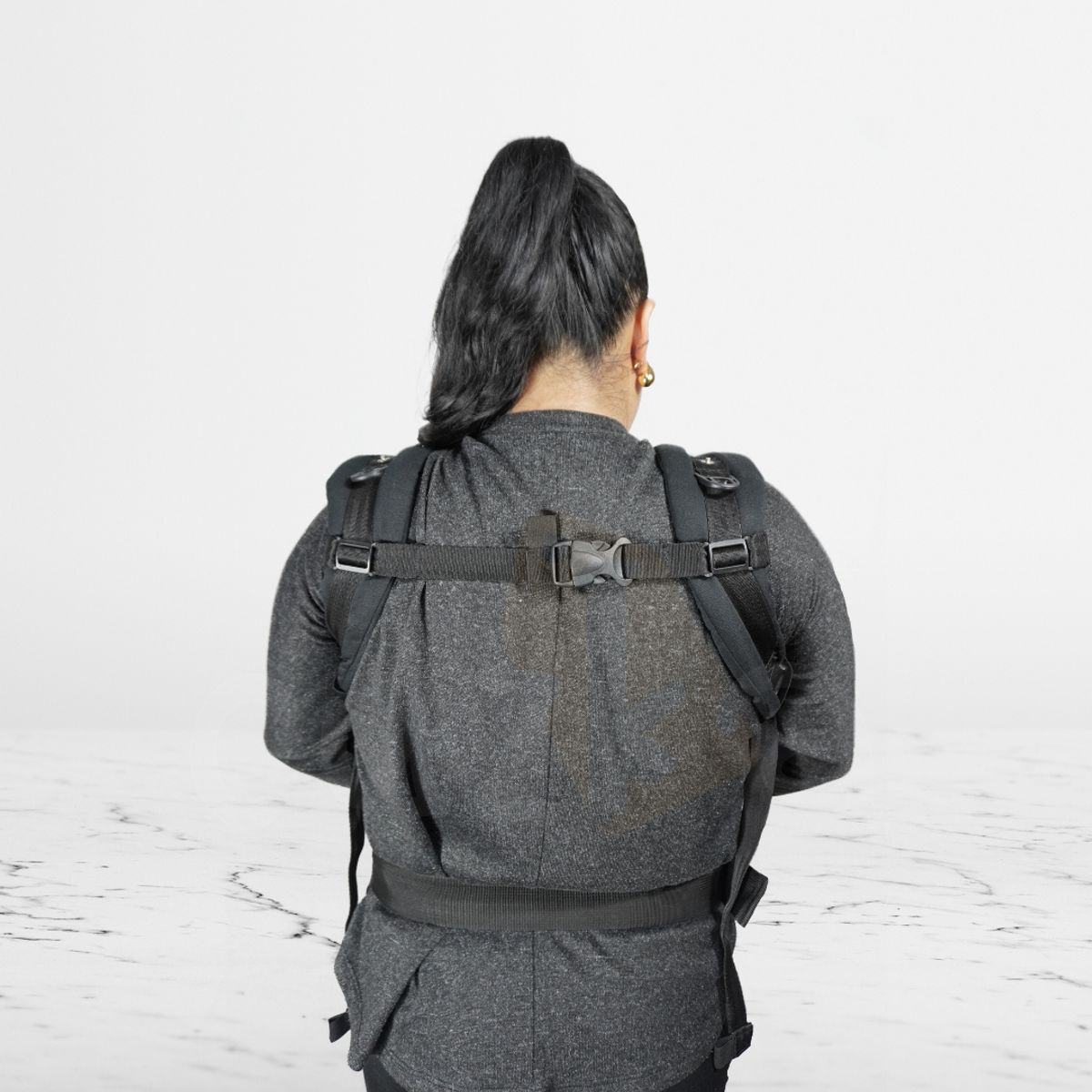 CUZKA - Canguro para Bebé Ergonómico 4 en 1 »PORTER» Blue