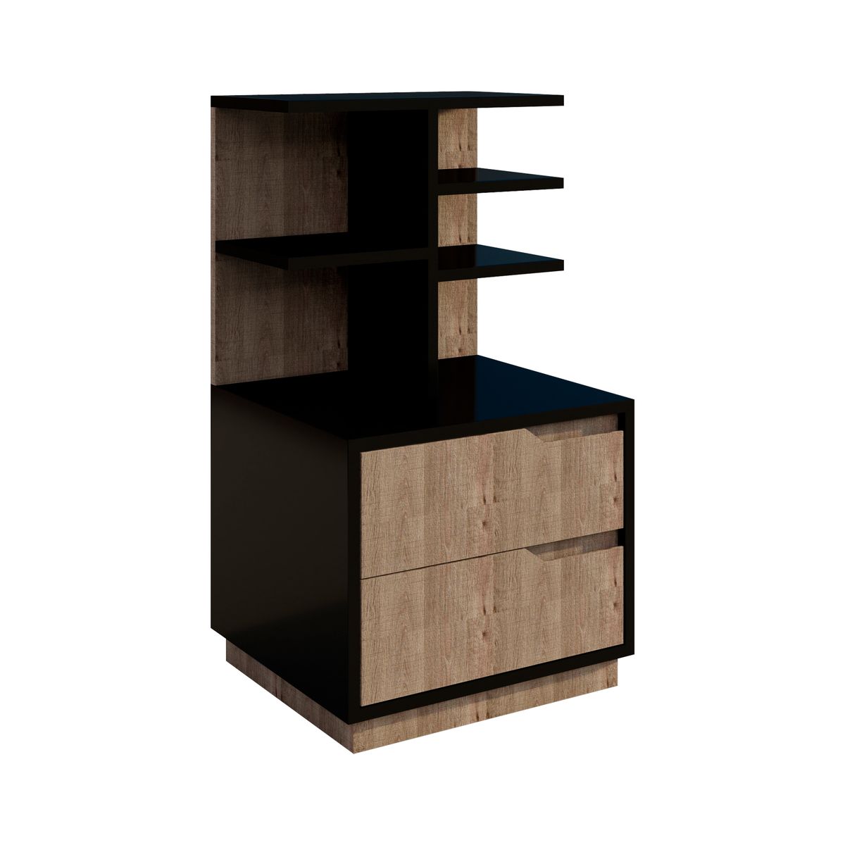 BARAKA HOME - Velador Mardu - Negro y Macchiato