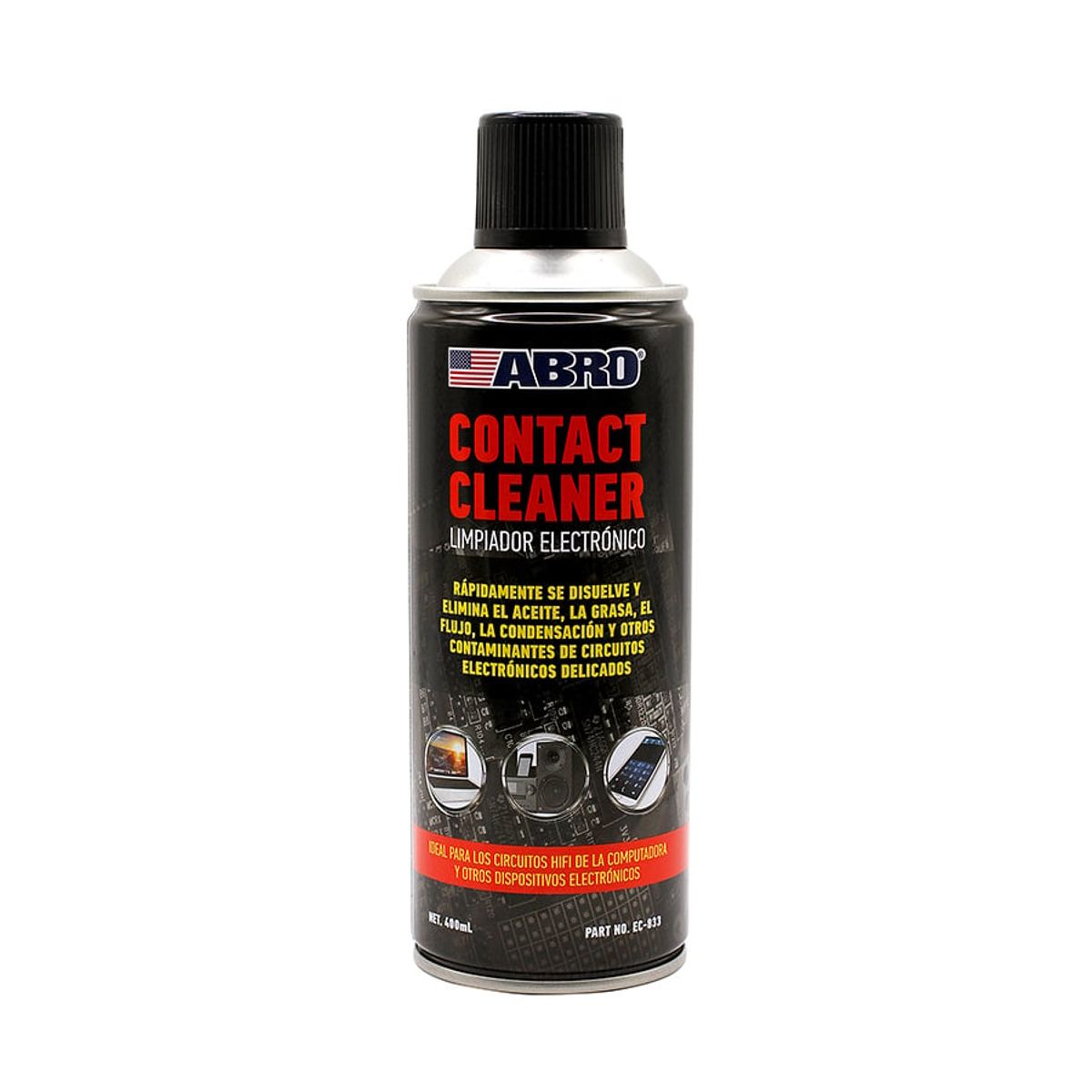 ABRO - Limpiador de Contactos Electrónicos EC-833-CH 400ml