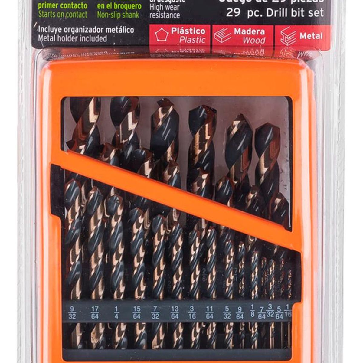 TRUPER - Juego 29 Brocas HSS Metal en Estuche 50004 Truper Expert