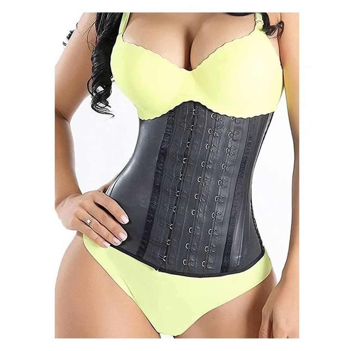 OEM - FAJA MUJER CINTURILLA LATEX GANCHOS GRUESO IMPORTADA GYM L