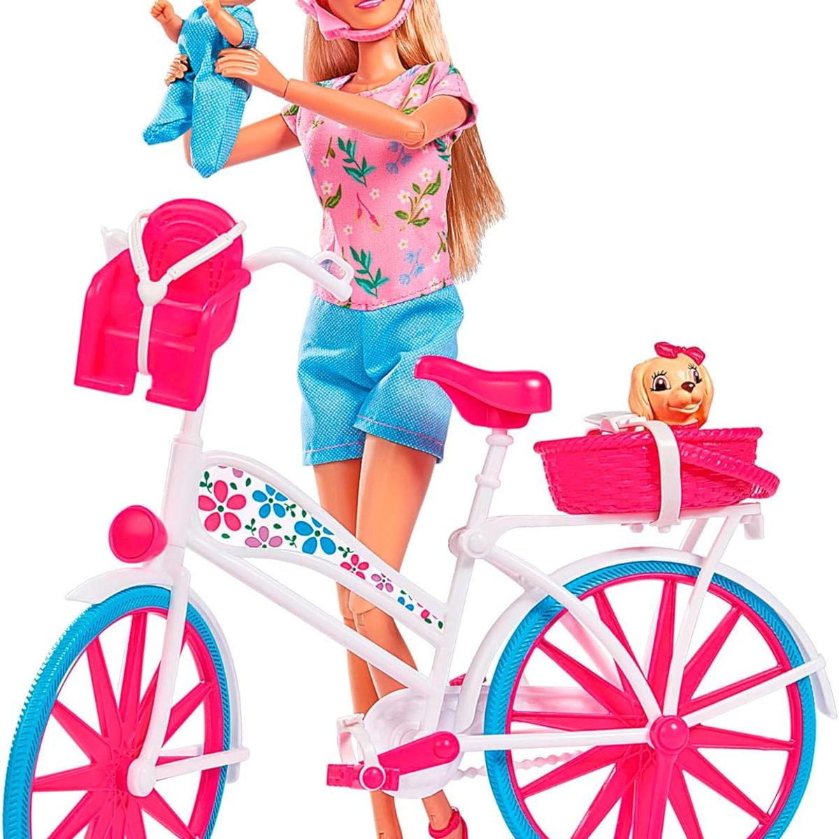 STEFFI LOVE - Juguete Muñeca Steffi Love Tour en Bici con Accesorios