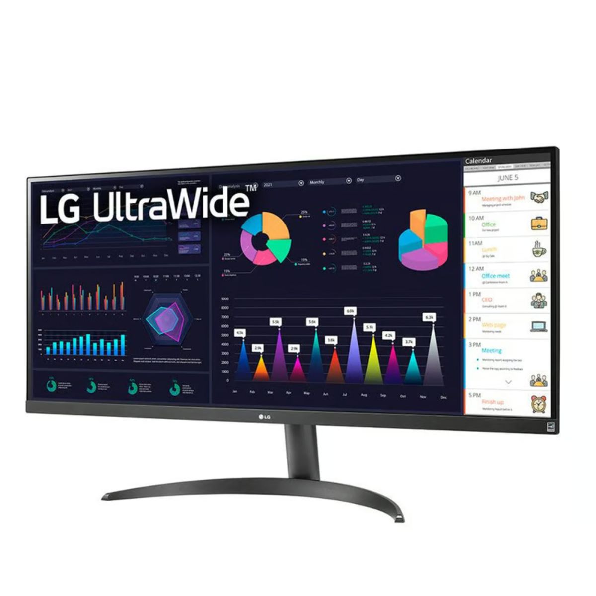 LG - MONITOR LED 34 LG 34WQ500-B ULTRAWIDE DP HDMI 5MS100HzFREESYNC