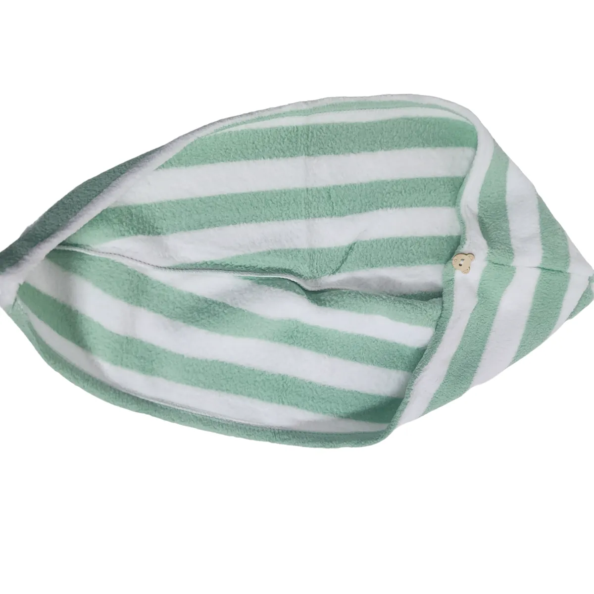 GENERICO - Pack x 2 Toallas microfibra absorbente para cabello VERDE