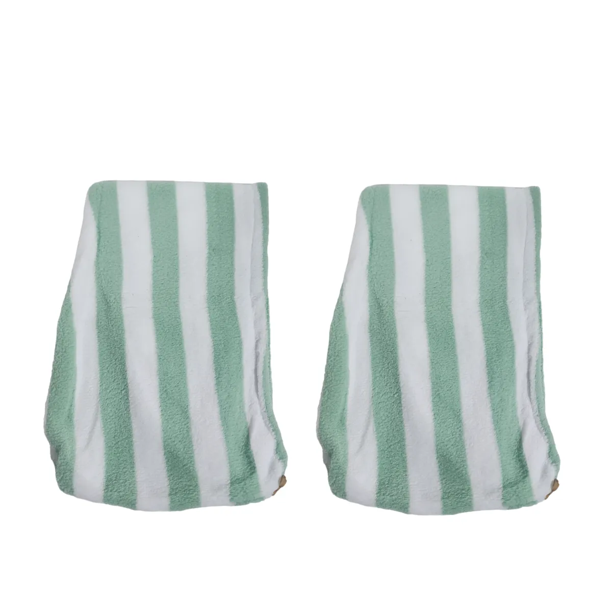 GENERICO - Pack x 2 Toallas microfibra absorbente para cabello VERDE