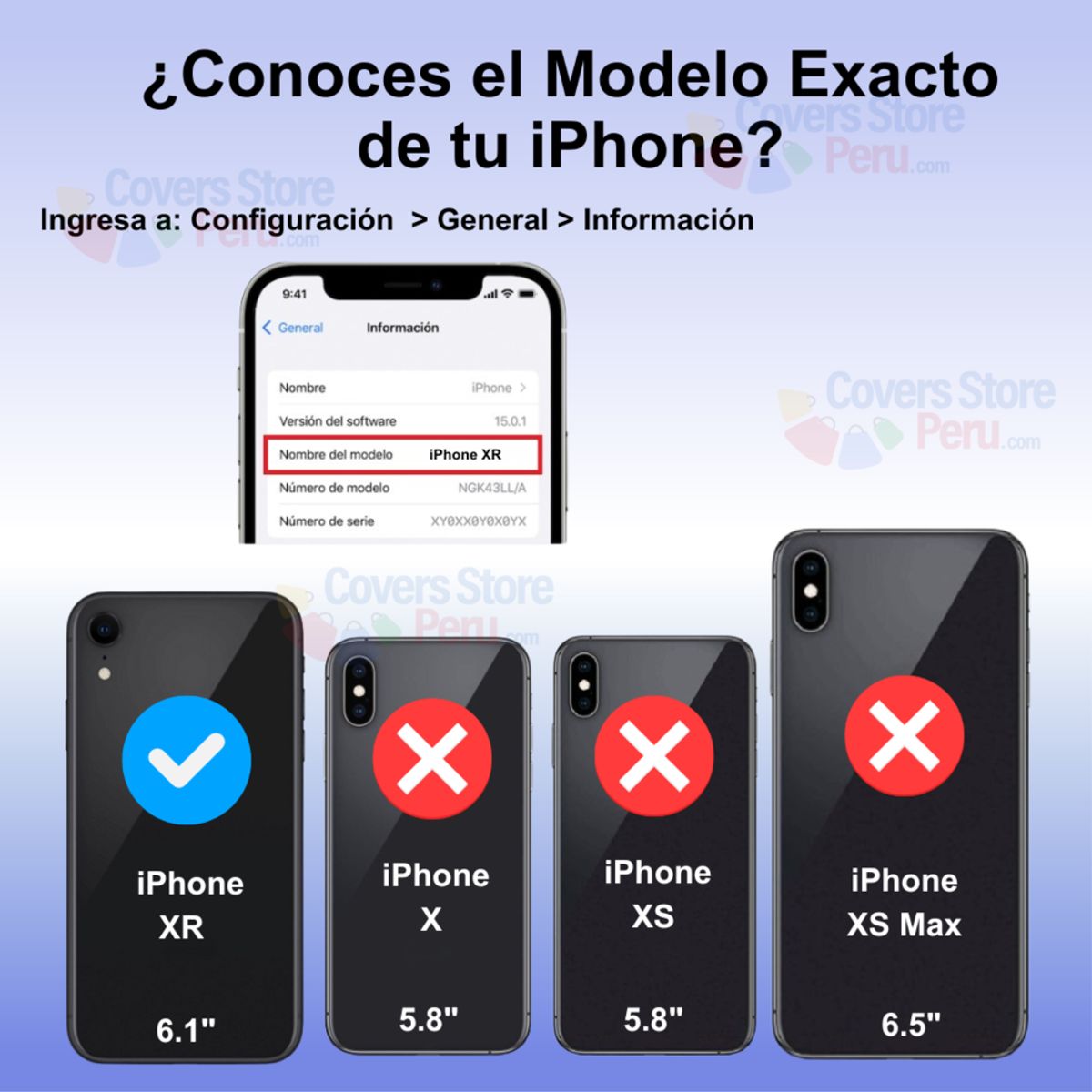 GENERICO - Mica para iPhone XR Vidrio Templado Anti-Espía Antishock