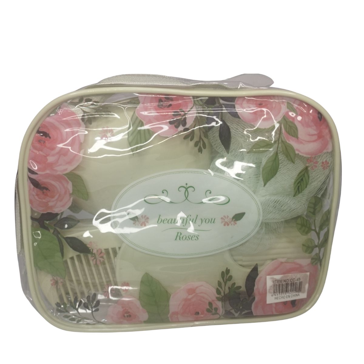 GENERICO - SET DE BAÑO Y ASEO PERSONAL CELESTE