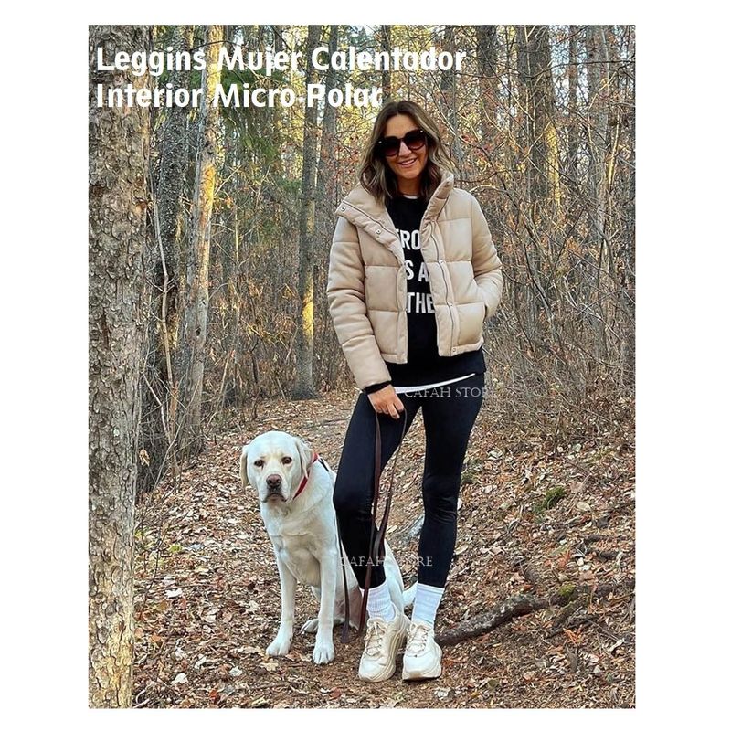 OEM - Leggins Mujer Pretina Alta  Calentador Interior Micropolar