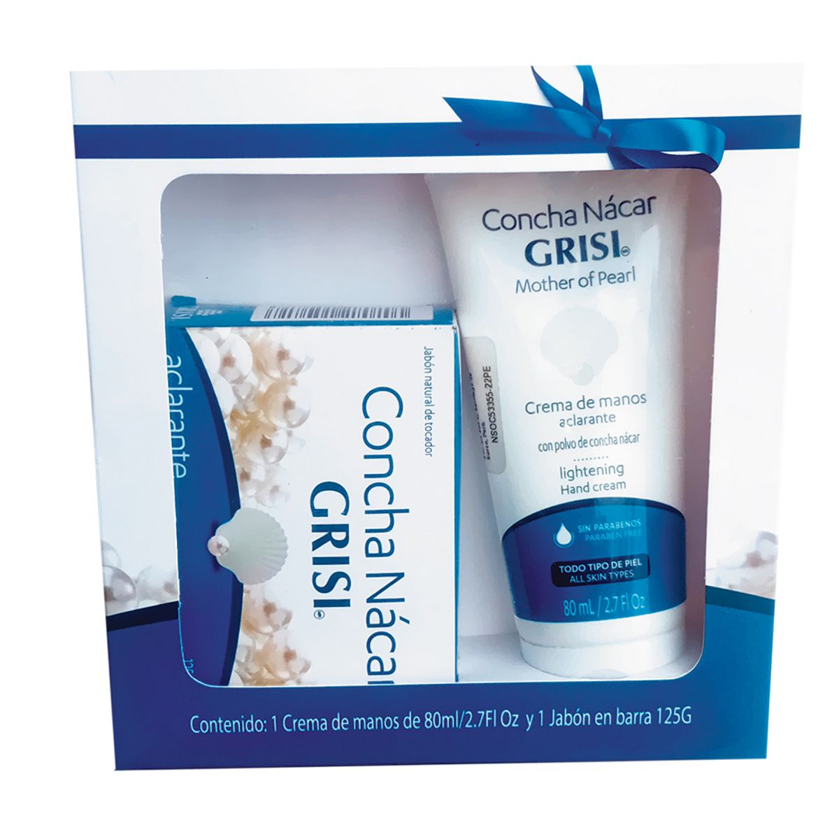 GENERICO - GRISI CONCHA DE NACAR JABON + CREMA DE MANOS